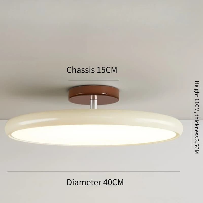 Plafonnier Led nordique circulaire à intensité variable, luminaire décoratif d'intérieur, idéal pour