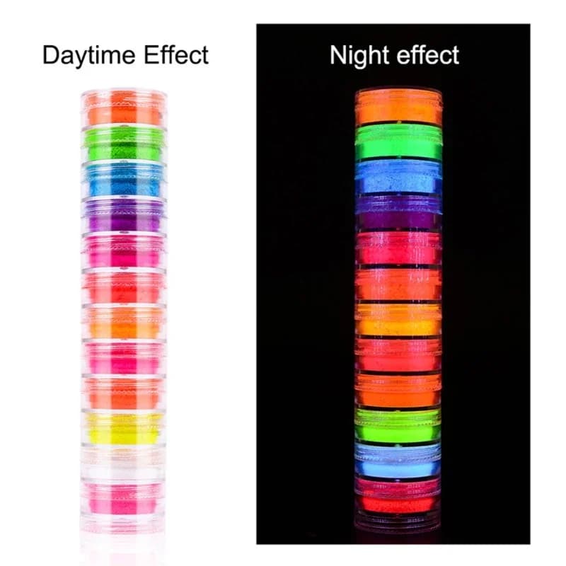 Résine fluorescente brillante, Pigment UV phosphoreux adapté à résine époxy, peinture acrylique, art
