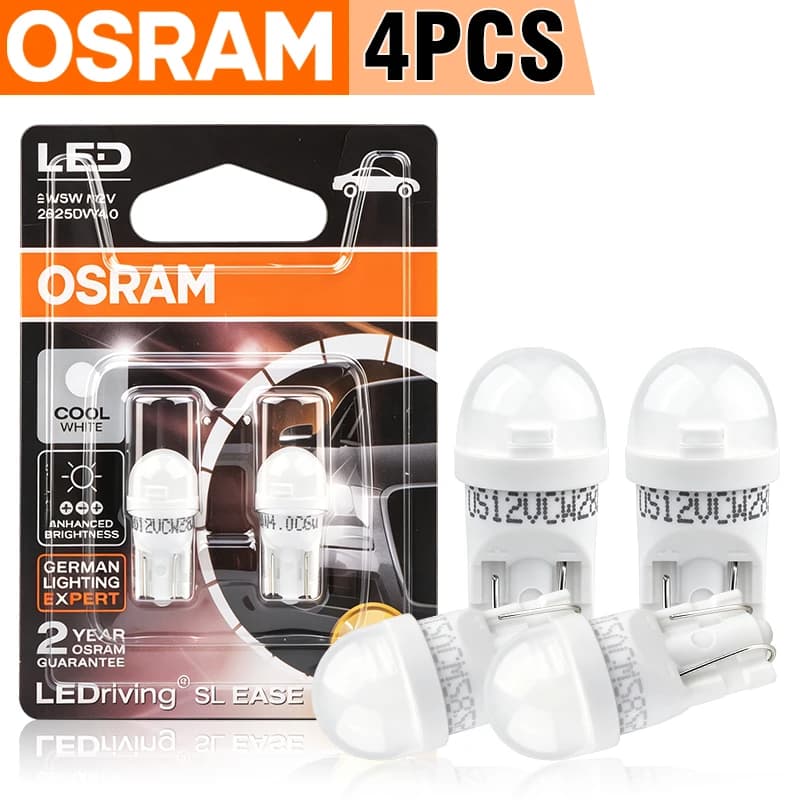 Ampoule LED OSRAM T10 6000K W5W 194 LEDriving SL EASE 6000K blanche pour voiture, lampe de lecture, 