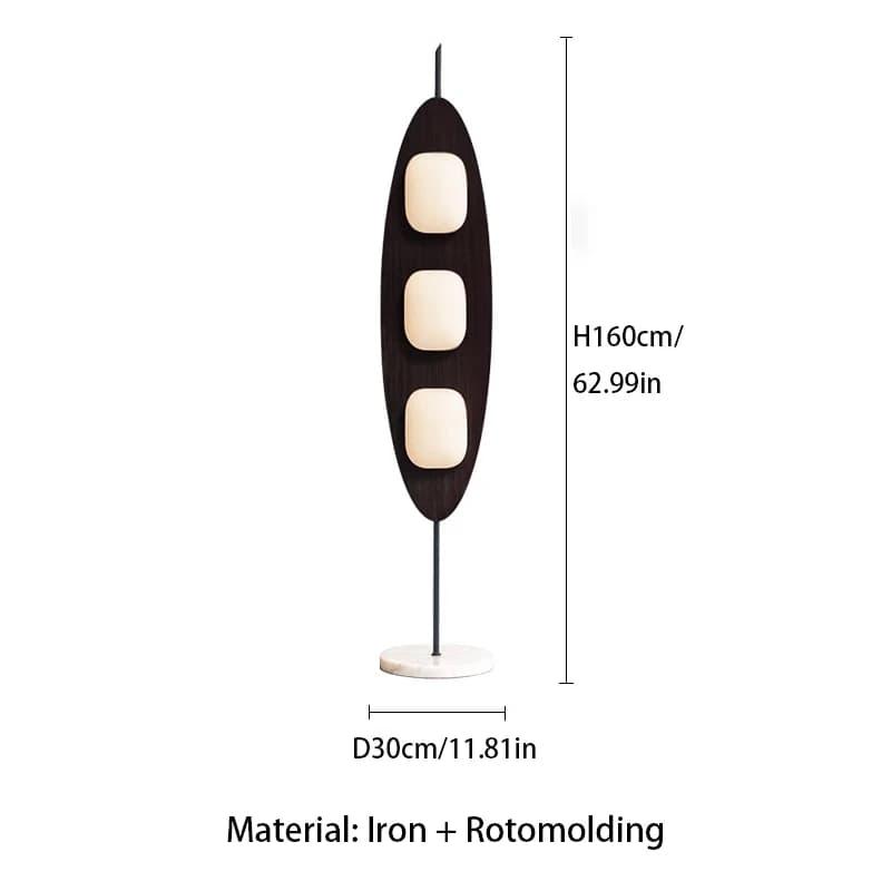 Lampadaire LED moderne en fausse bois, promotionnel, salon, salle d'étude, lecture, lumière ambiante