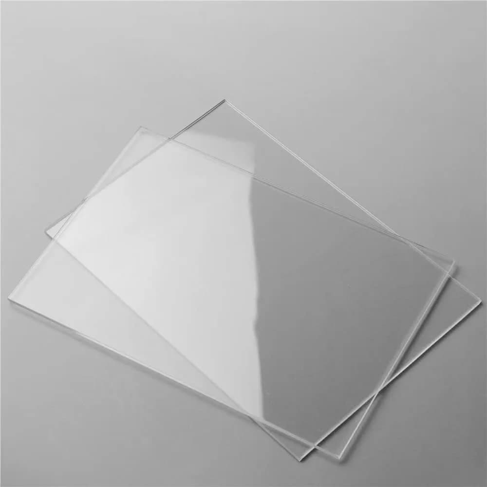 Feuilles en plexiglas transparentes pour projets artisanaux, remplacement du verre du cadre photo, p