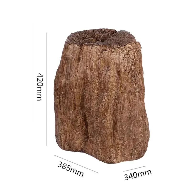 Led souche d'arbre résine paysage lumière extérieure Simulation souche en bois lumière parc cour lum