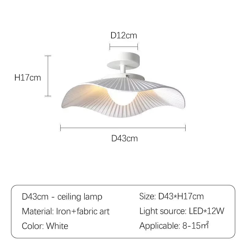 Couches fleur suspension lampe nordique crème Style tissu Led lumière française pour salon chambre B