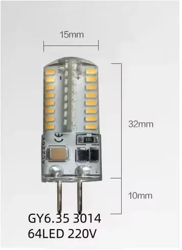 Ampoules LED GY6.35 DIMMABLE 6W 9W 12W 12V 110V 220V G4, ampoule LED Corn, luminaire suspendu, lustr