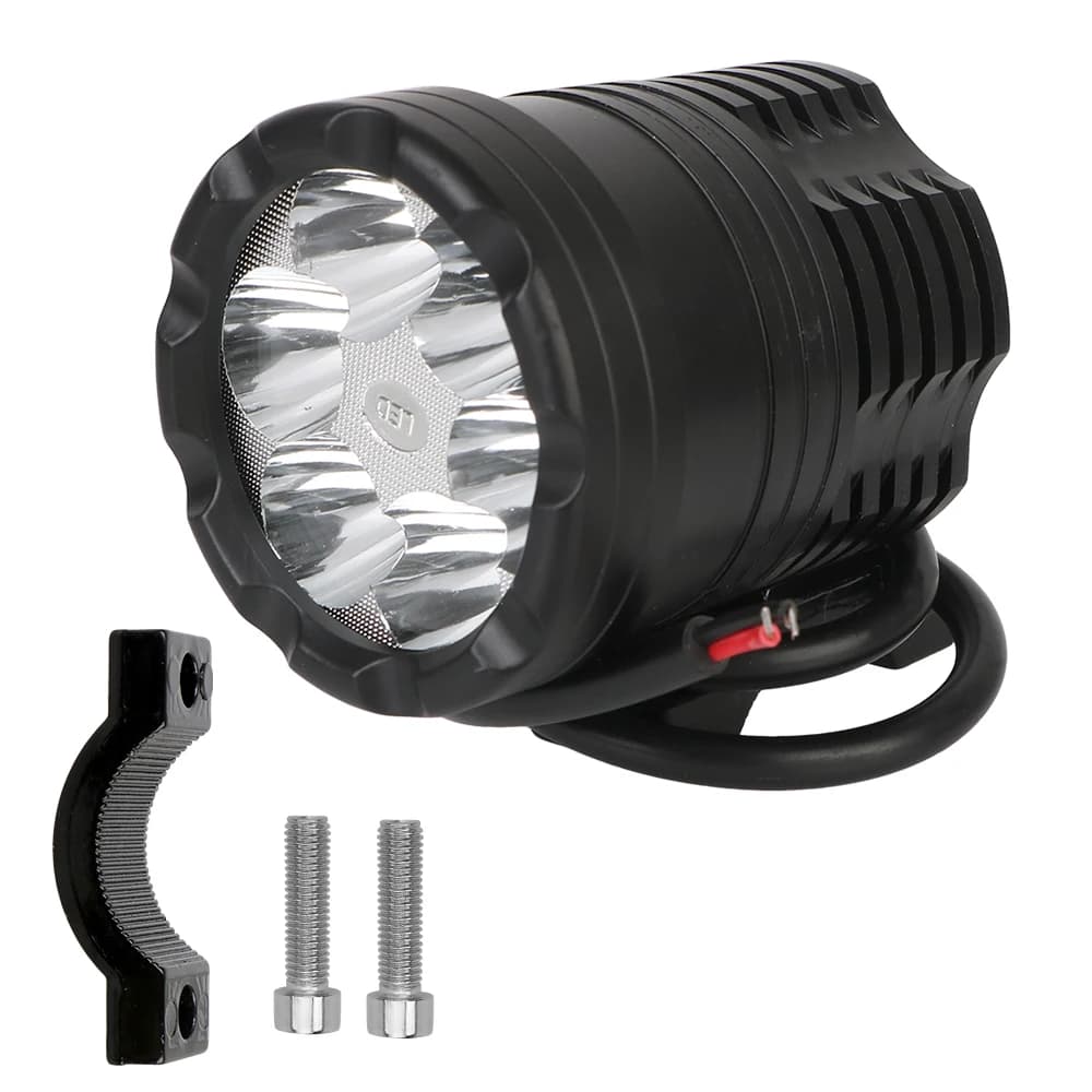 Projecteur de phare LED 12V pour moto, ensemble de feux de conduite pour BMW Honda Kawasaki Cafe Rac