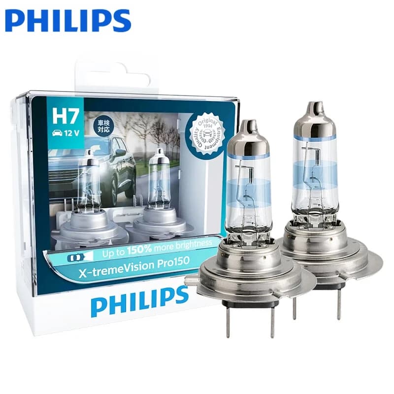 Philips H1 H4 H7 12V x-treme Vision Pro150 lampes blanches brillantes H11 HB3 HB4 HIR2 lumière halog
