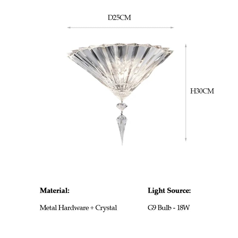 Lampe murale en cristal de style moderne pour salon, îlot de cuisine, décoration intérieure, luminai