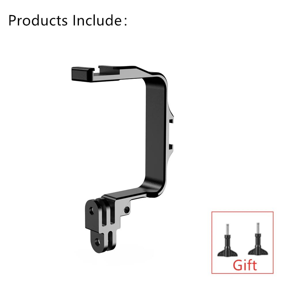 Lampe de remplissage de plongée vidéo Led sous-marine, étanche, 40M, avec cadre, pour Gopro Hero12 1