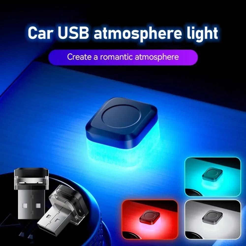 Lampe de lecture automatique, décoration d'intérieur de voiture, USB, lumière d'ambiance, feux de si
