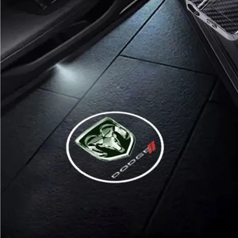 Lampe de projection LED HD pour éclairage de bienvenue de porte de voiture pour Dodge RAM SRT Calibe