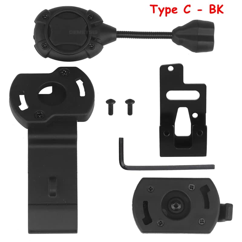 Casque tactique lumière 3 Modes lampe de poche LED modulaire multifonctionnel système d'éclairage pe