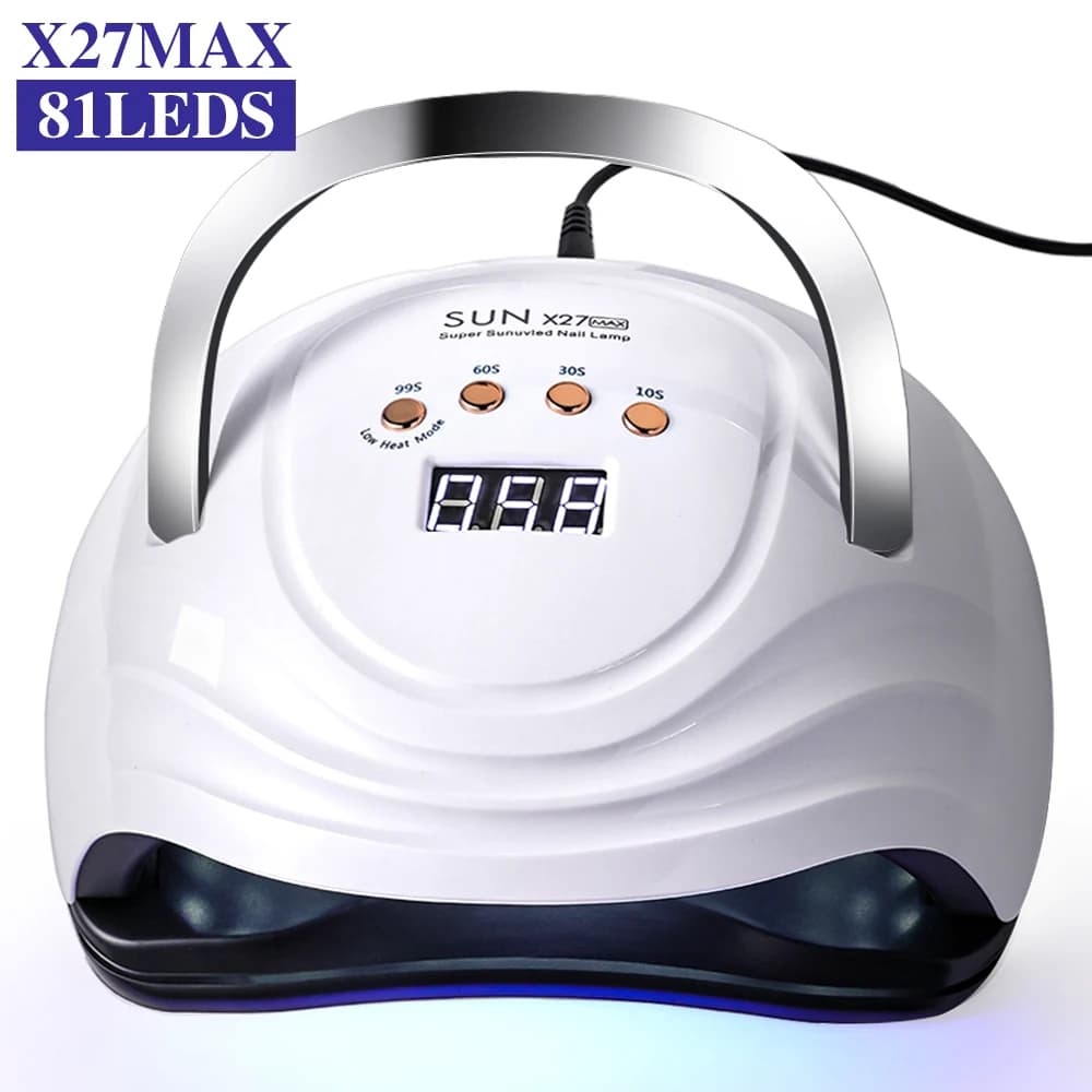 SUN X27 MAX-Lampe UV professionnelle pour le soin des ongles, avec 4 réglages de minuterie, capteur 