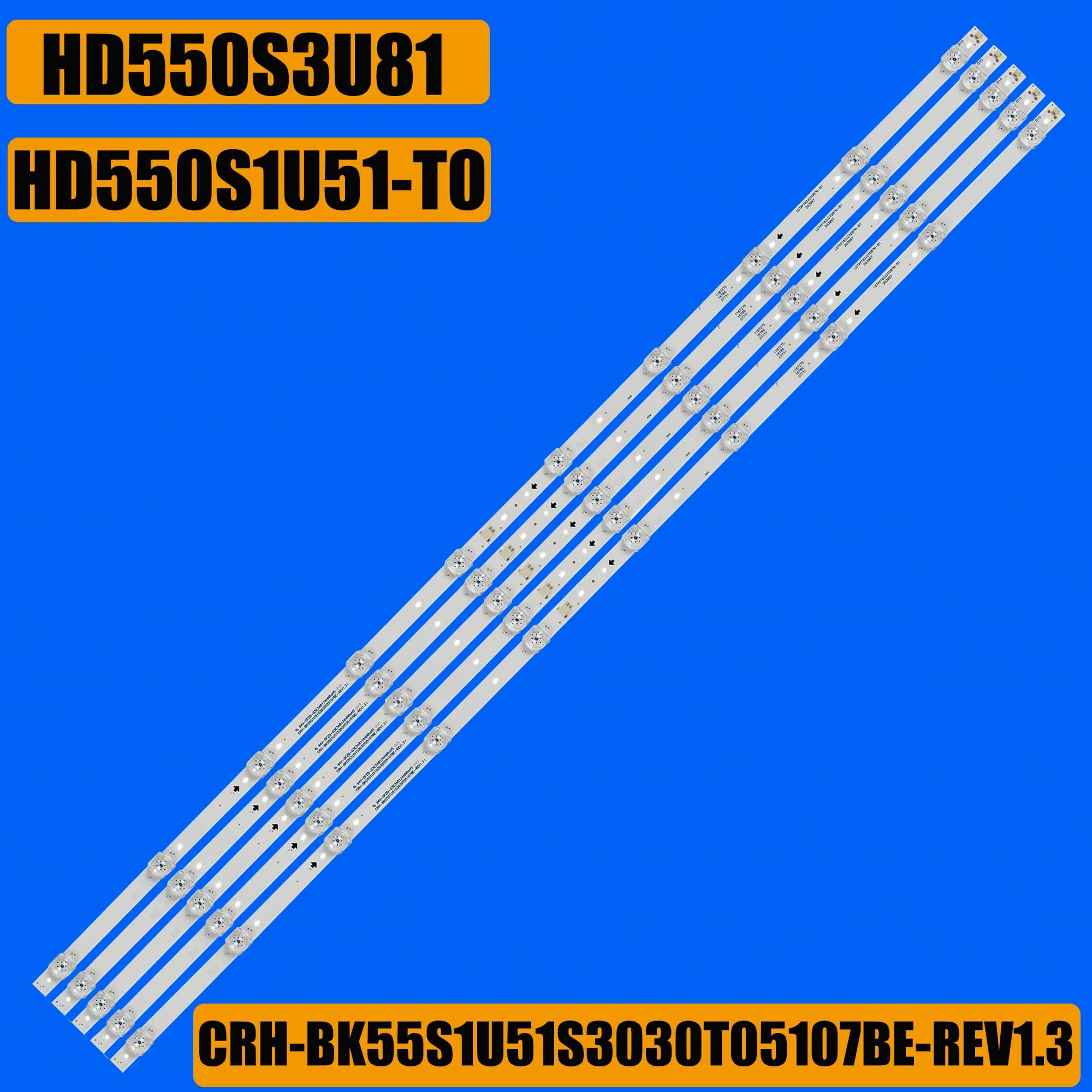 Bande de rétro-éclairage LED pour 55H6E 55H7608 55EU6070 H55A6100 H55A6120 H55A6200 H55A6250UK H55AE