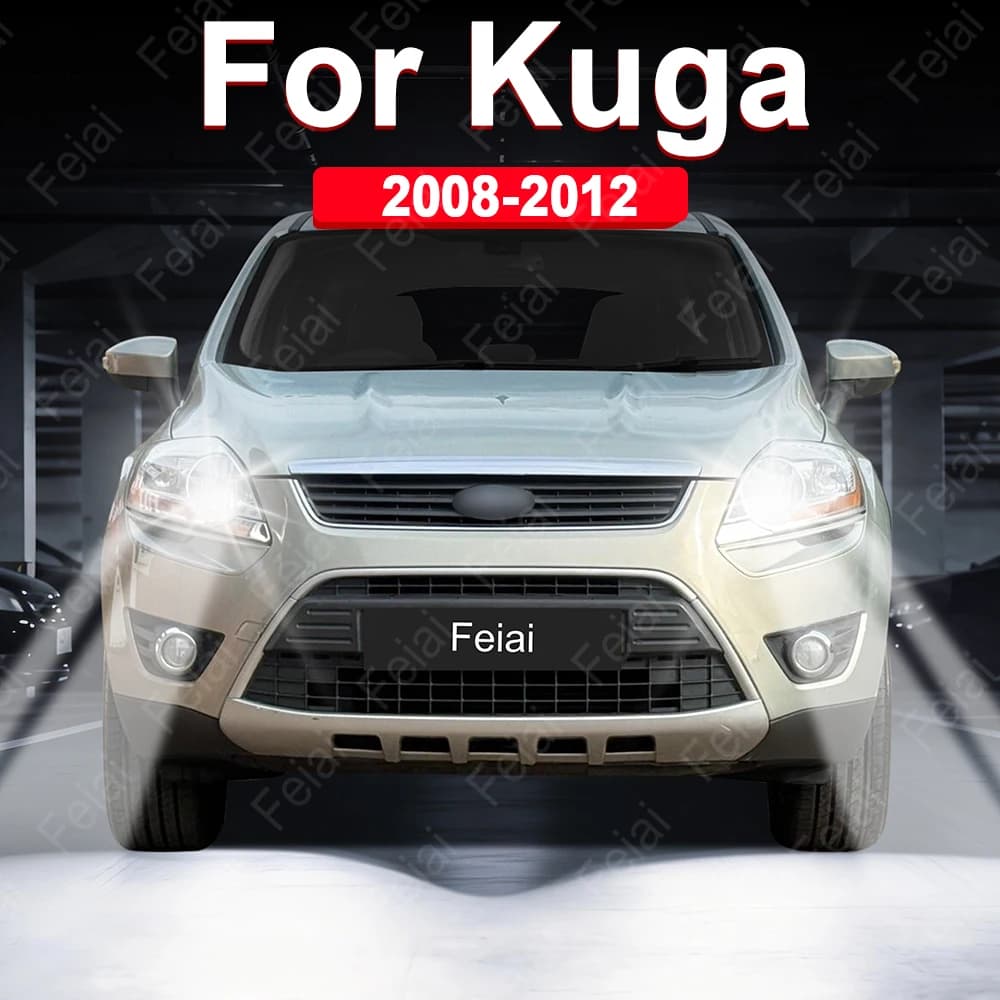 Ampoules de phares LED H7 pour Ford Kuga MK1, accessoires, lumières LED H7 pour Kuga 2008 2009 2010 