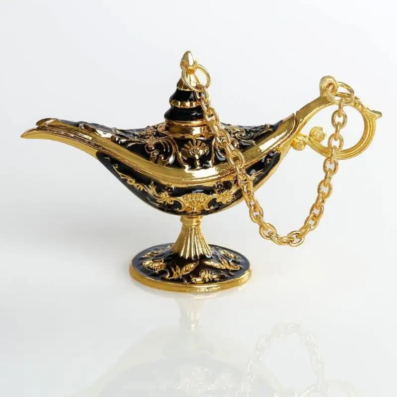 Lampe Vintage Aladdin souhaitant dieu, Mini Statue, Festivals de mariage, fête, maison, salon, décor