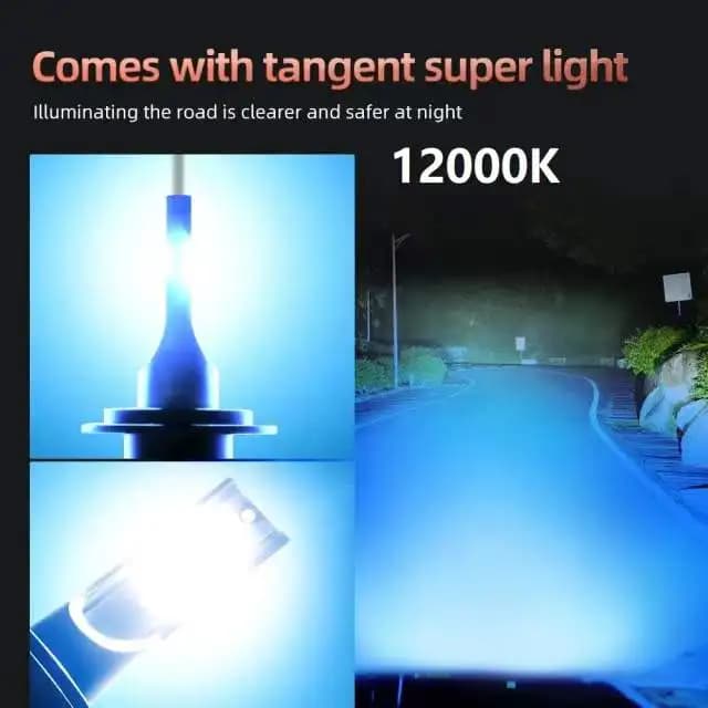 Nouvelles ampoules de phares LED H7 H4 H1 H3 Canbus 120W, lumières à diodes turbo sans fil pour voit