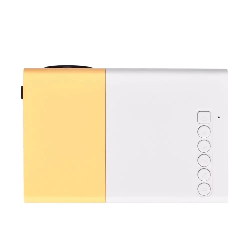 Projecteur LED Yg300 version améliorée 1000 lumens 320x240P compatible HDMI USB Audio Lecteur multim
