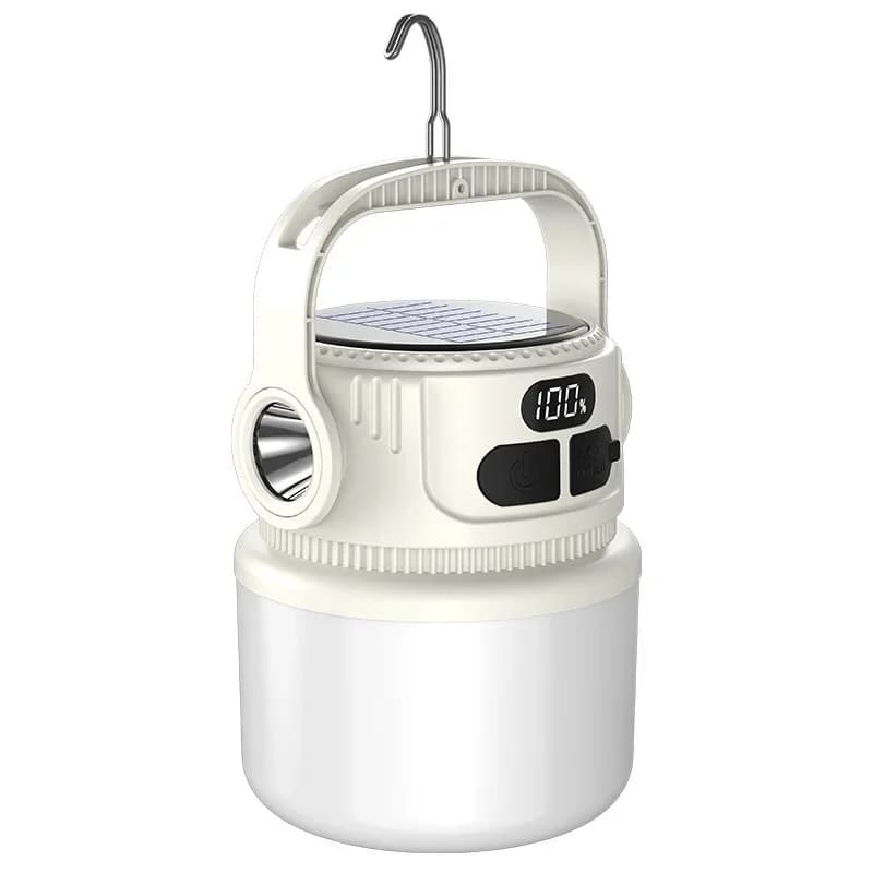 Lampe de Camping portative multifonctionnelle solaire lampe de tente LED lampe de poche Portable éta