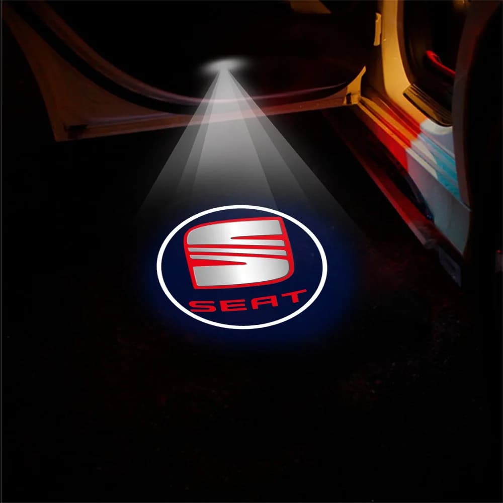Projecteur LED HD pour voiture, lampe de bienvenue pour portière de voiture, décoration LED pour Sea