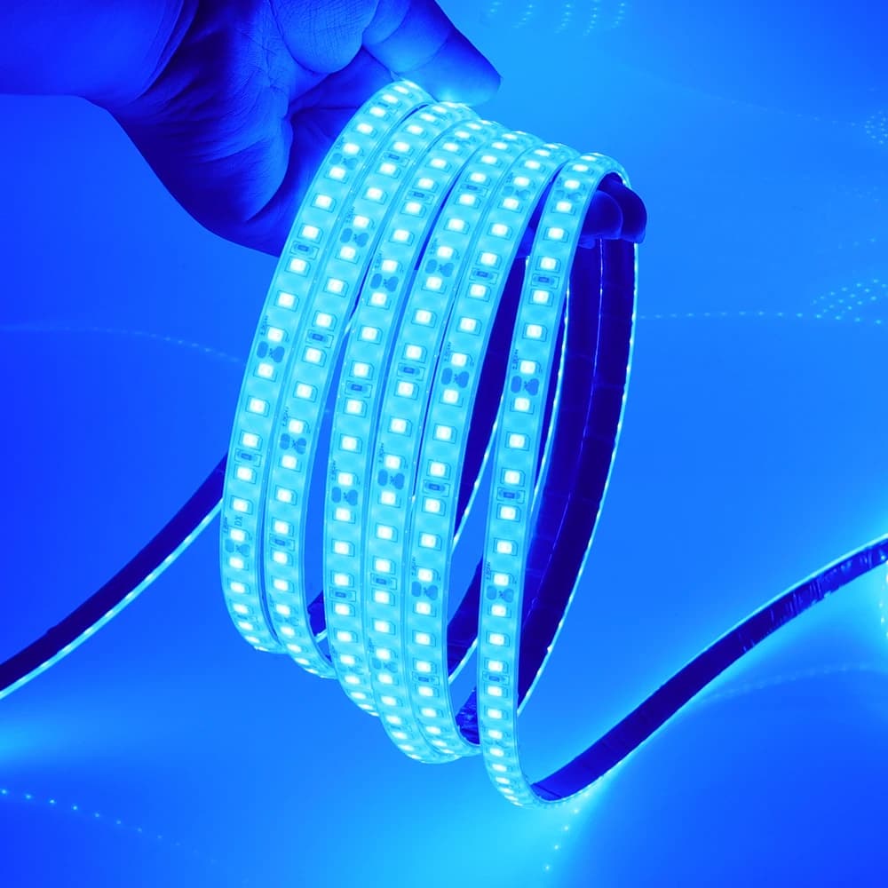 Bande Lumineuse LED Étanche IP68, Ruban Adhésif Flexible, Sous-marin, Extérieur, Piscine, 24V, 2835,