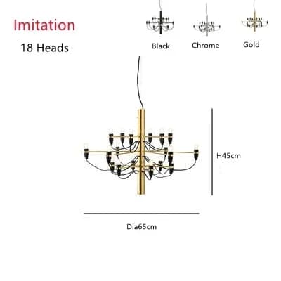 2026 restaurer les originaux Gino Sarfatti 2097 lustre haut de gamme salon hôtel chambre décor cuisi