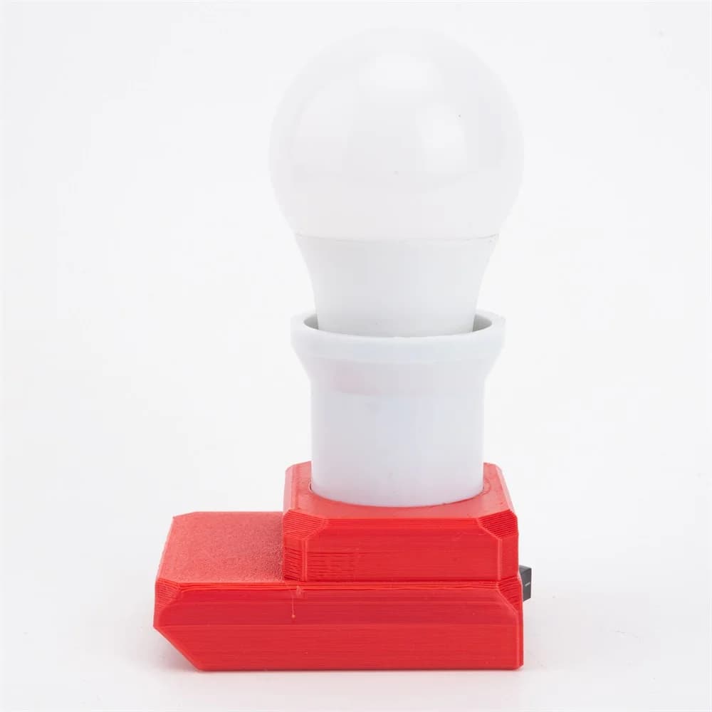 Lampe à ampoule E27 LED, lampe de travail pour Makita/Bosch/Ozito18V Parkside X20V, batterie au Lith
