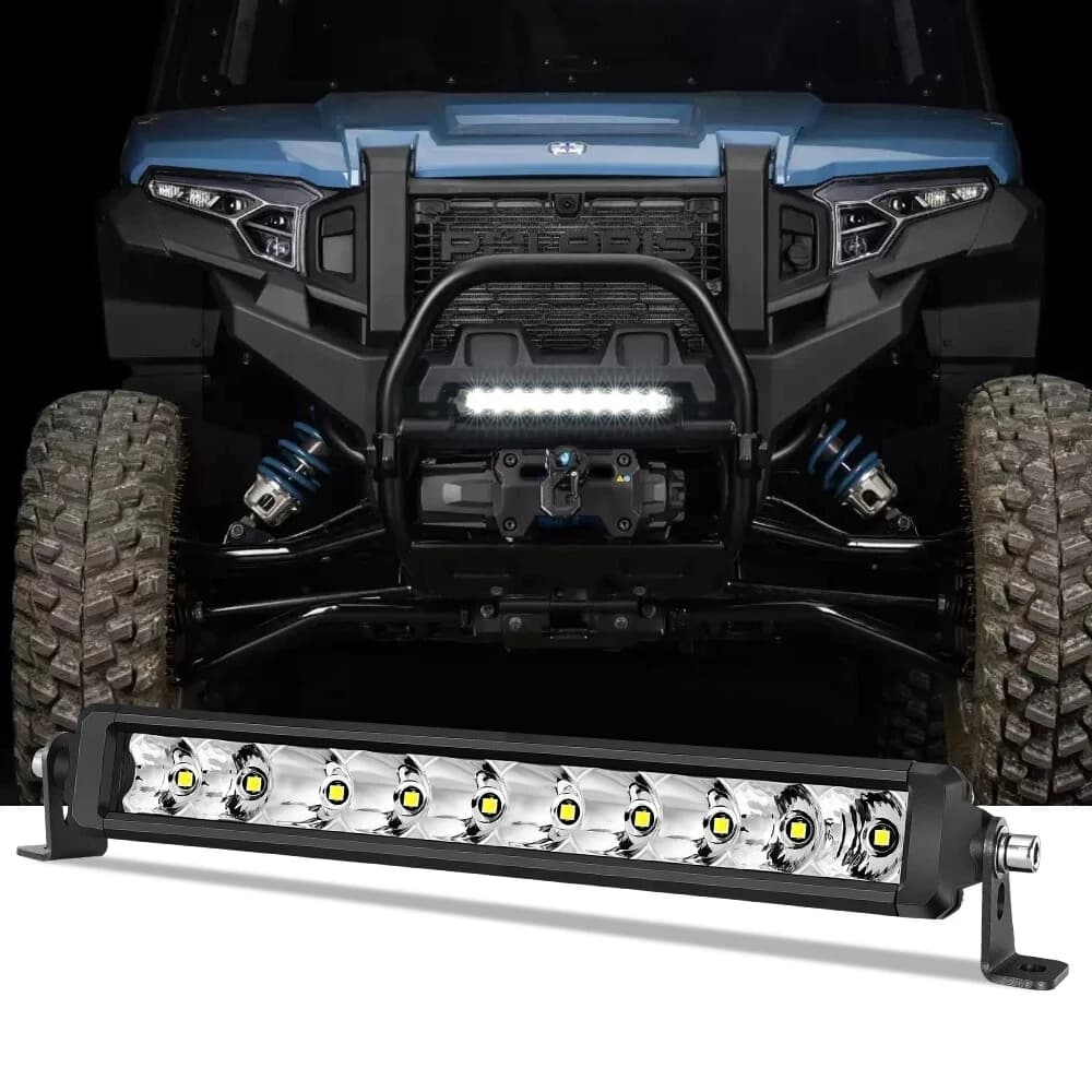 Pour Polaris Xpedition 2025 12 pouces barre lumineuse à une rangée mince barre lumineuse LED Combo l
