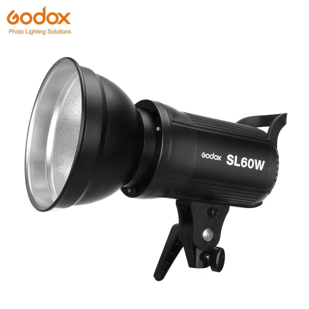 Godox Lumière vidéo LED SL-60W SL60W 5600K Lumière vidéo blanche Lumière continue + 60cm Grille en a