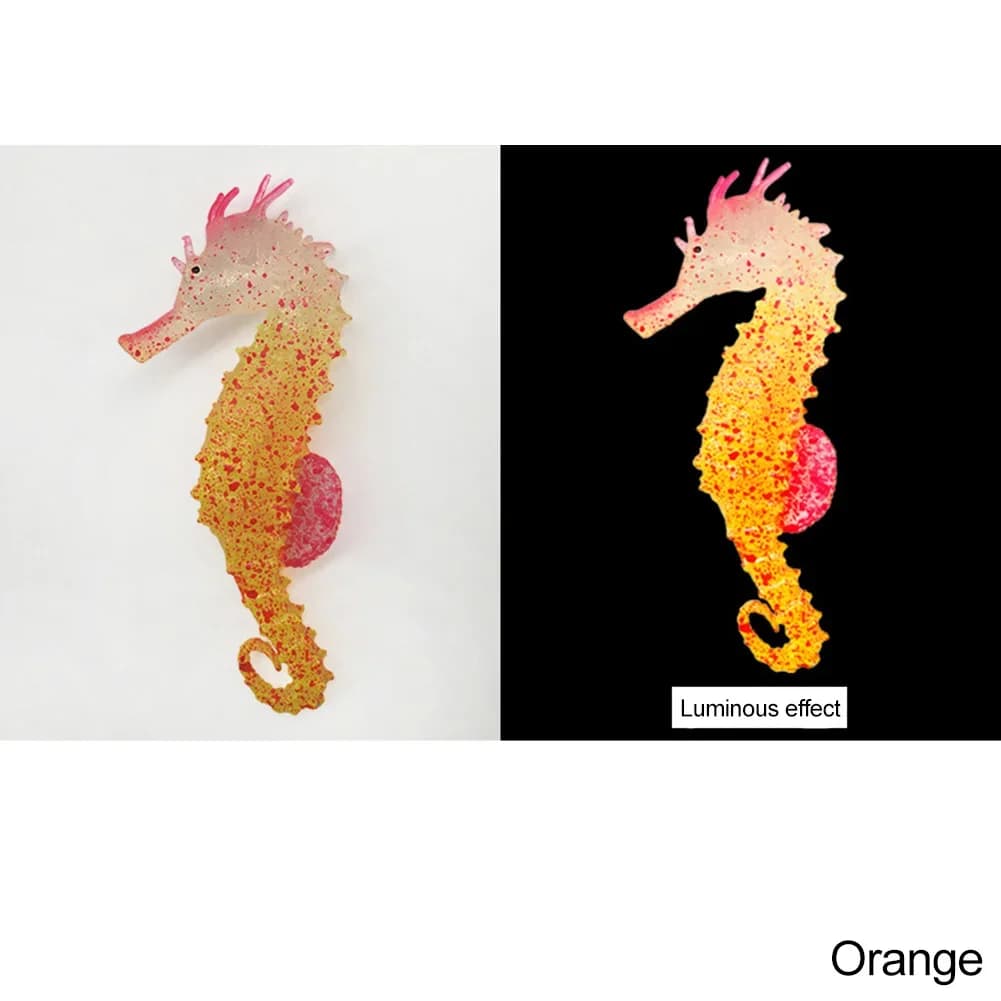 Décor d'aquarium de poisson plonger oyant Él, faux ornement de flotteur d'hippocampe, simulation de 