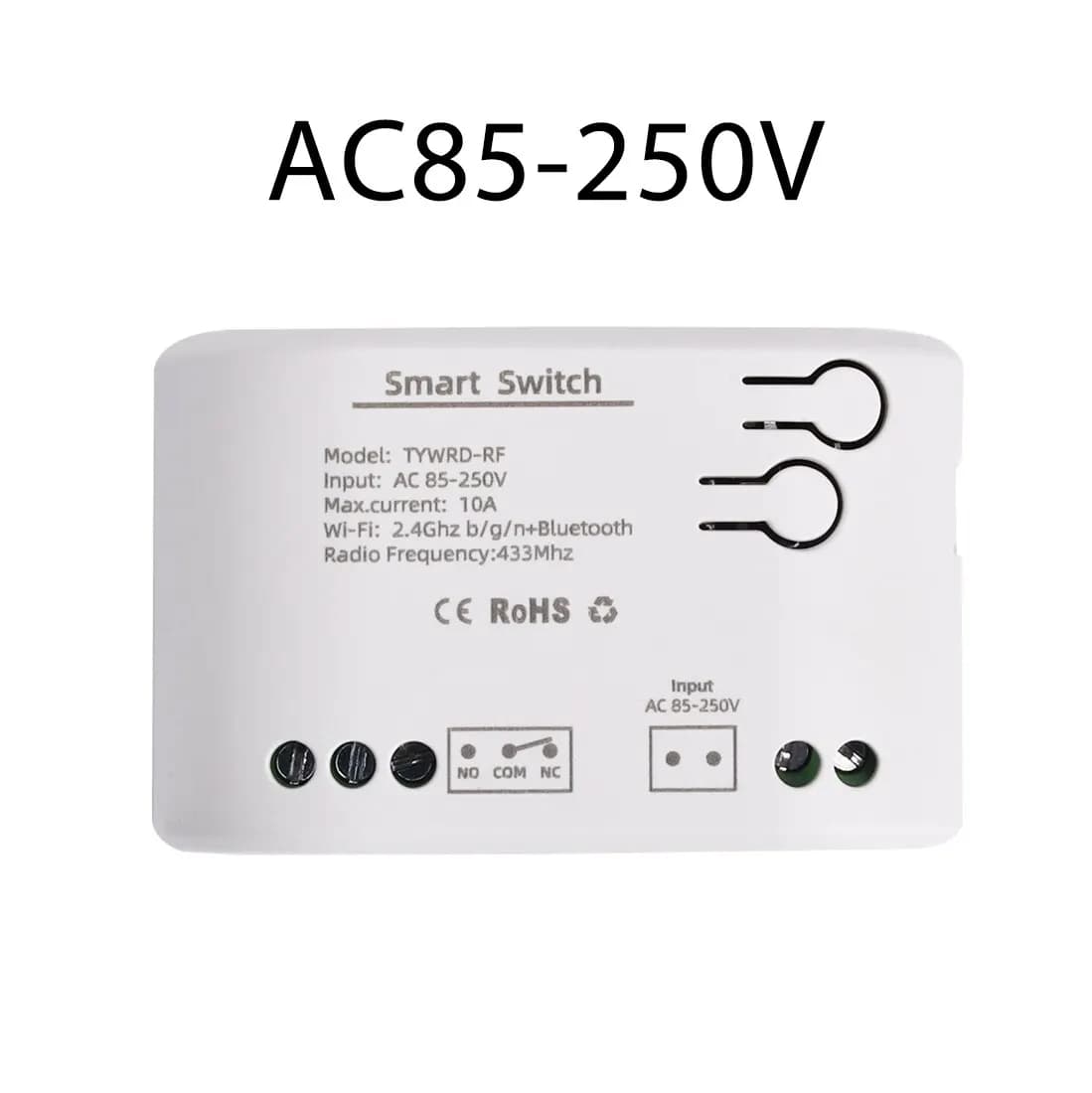 1CH Tuya télécommande intelligente sans fil Wifi commutateur Module DC7-32V AC85-250V 2200W RF récep