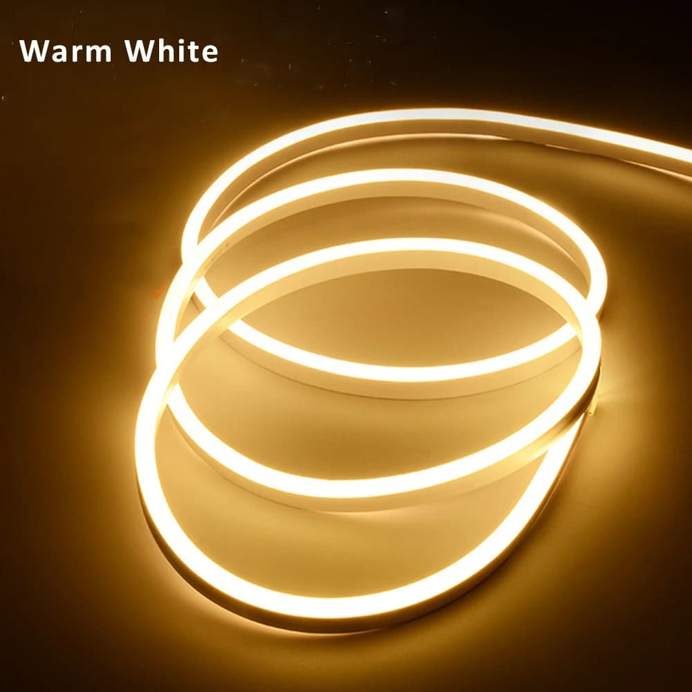 Bande lumineuse LED néon flexible, lampe à tube en silicone IP67, étanche, 4x10mm, 24V, SMD2835, 120