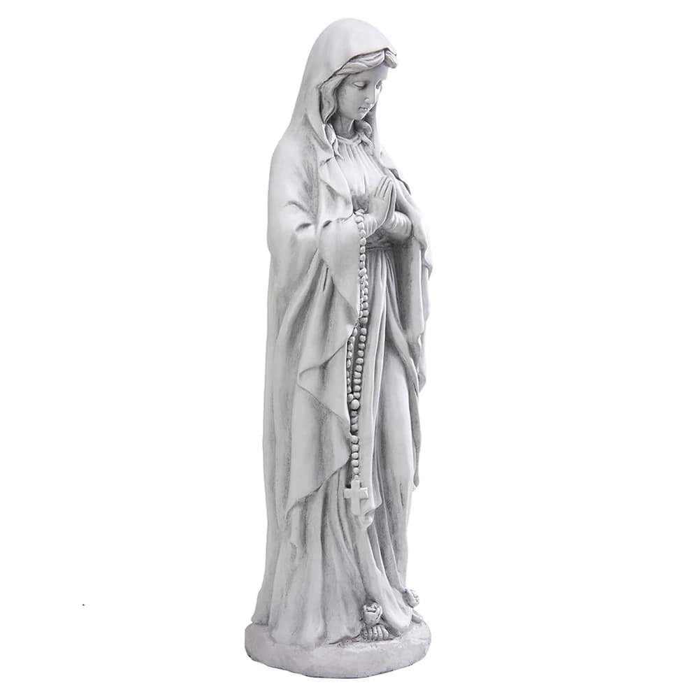 Statue de prière de la vierge marie, décorations religieuses de jardin extérieur, liquidation pour l