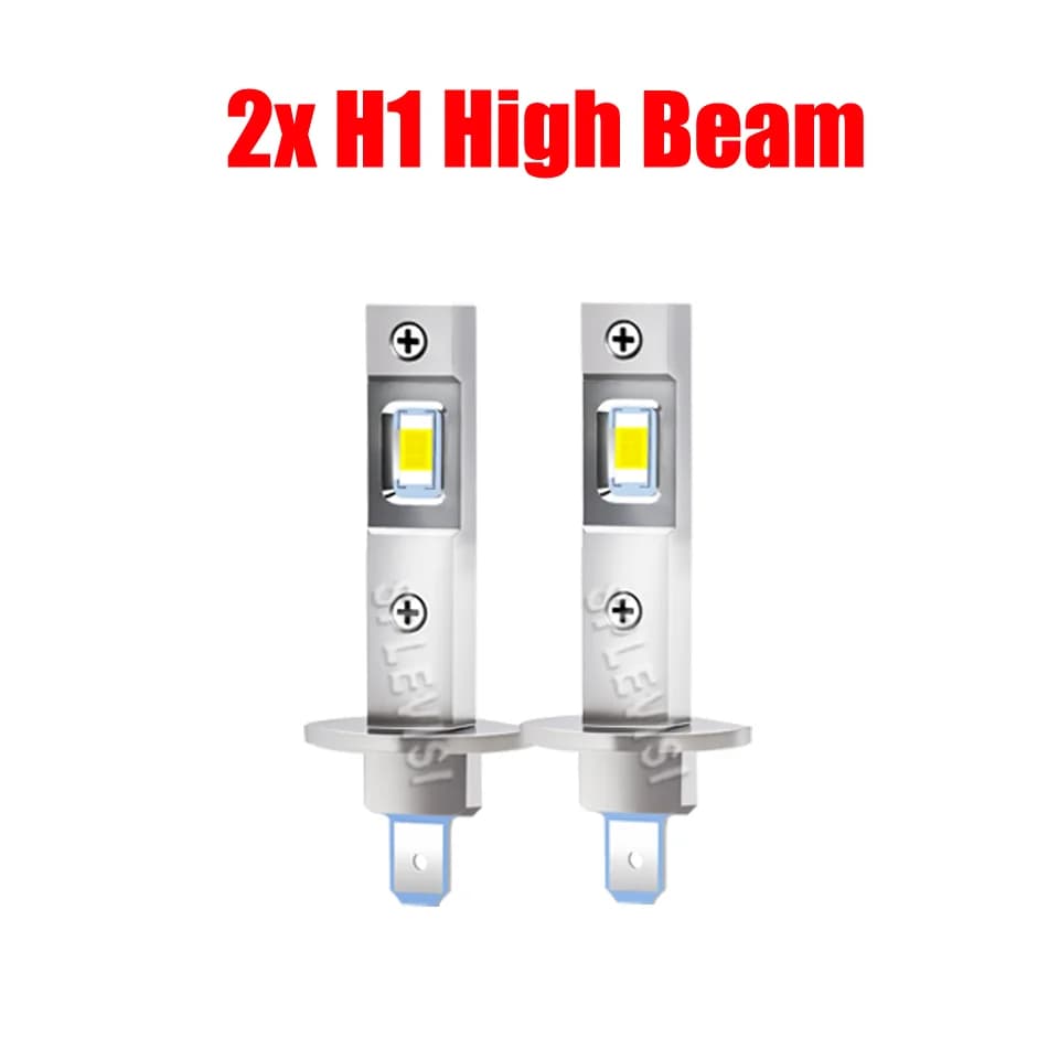 Phares LED H1 H7 durables et fiables, faisceau haut et bas Plug & Play pour Seat Leon 1M1 1999 2000 