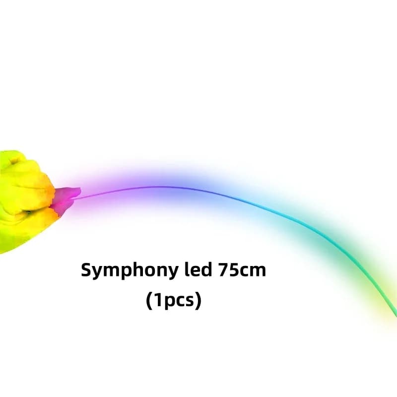 18 en 1 symphonie Streamer voiture lumières d'ambiance intérieur LED acrylique bande lumière RGB 64 