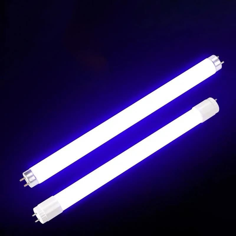 Lampe UV antiparasitaire à lumière bleue T5 T8, Tubes de lumière ultraviolette 6W 8W 10W 15W, 365nm,