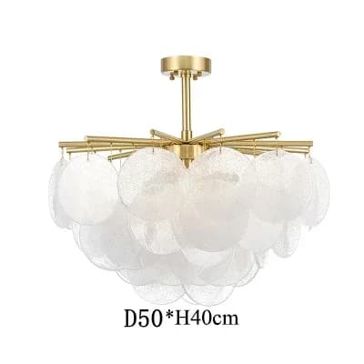 Lampe suspendue française en cristal, éclairage célèbre sur Internet, créatif, pour Restaurant, cham