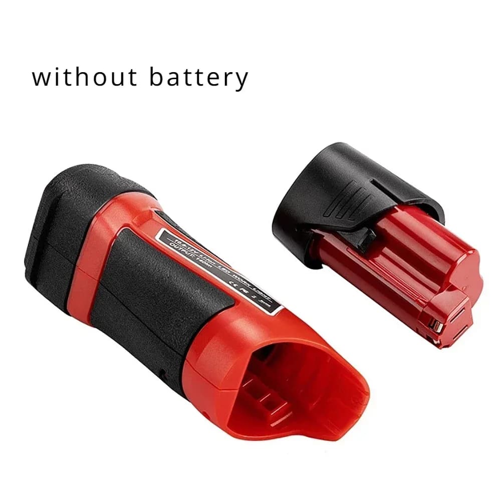 Lampe de poche aste pour Milwaukee, batterie au lithium, déterminer la lumière LED, lampe sans batte