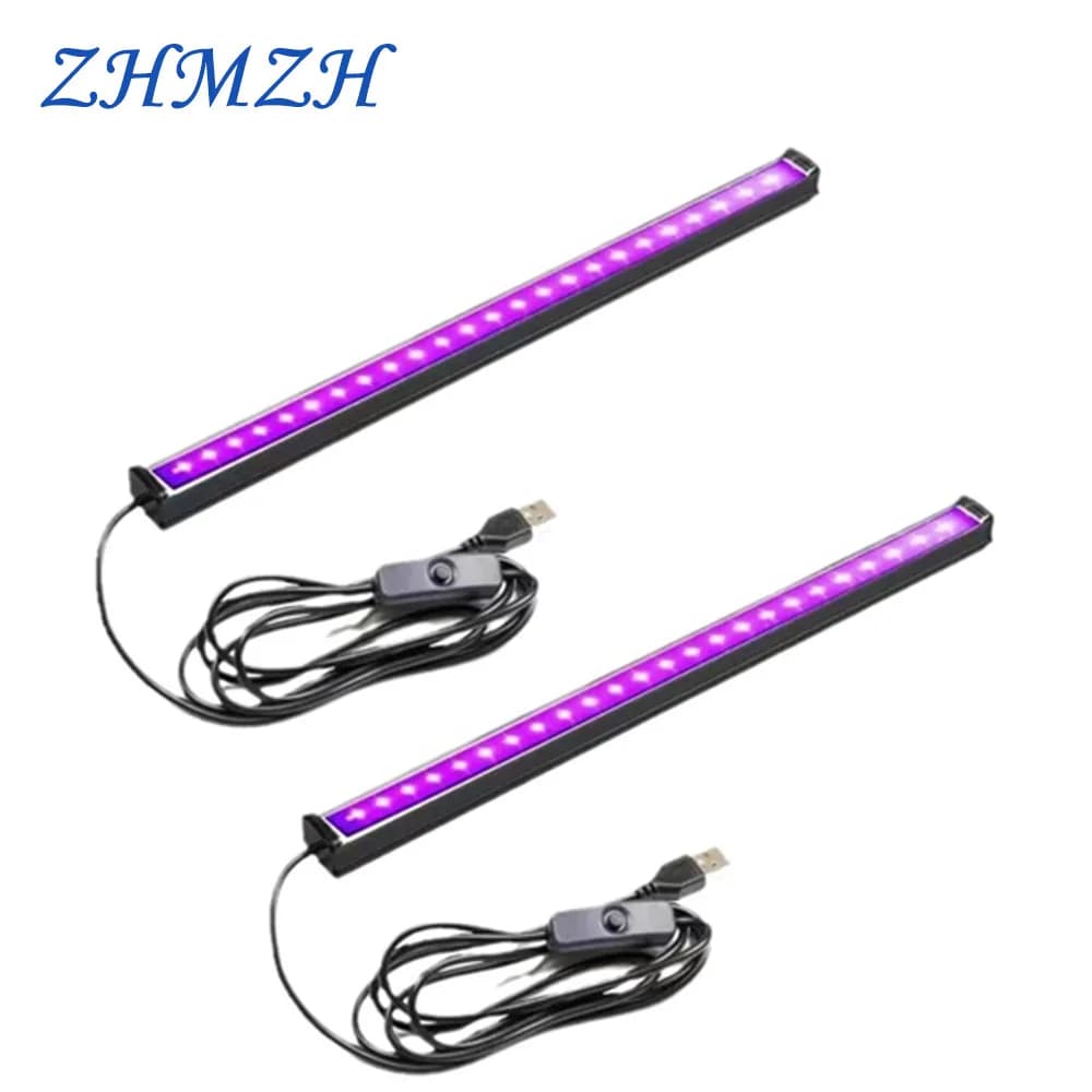 Lumière de polymérisation GEL UV T5 4W LED USB DC5V 380-400nm, adaptateur UVA pour ordinateur portab
