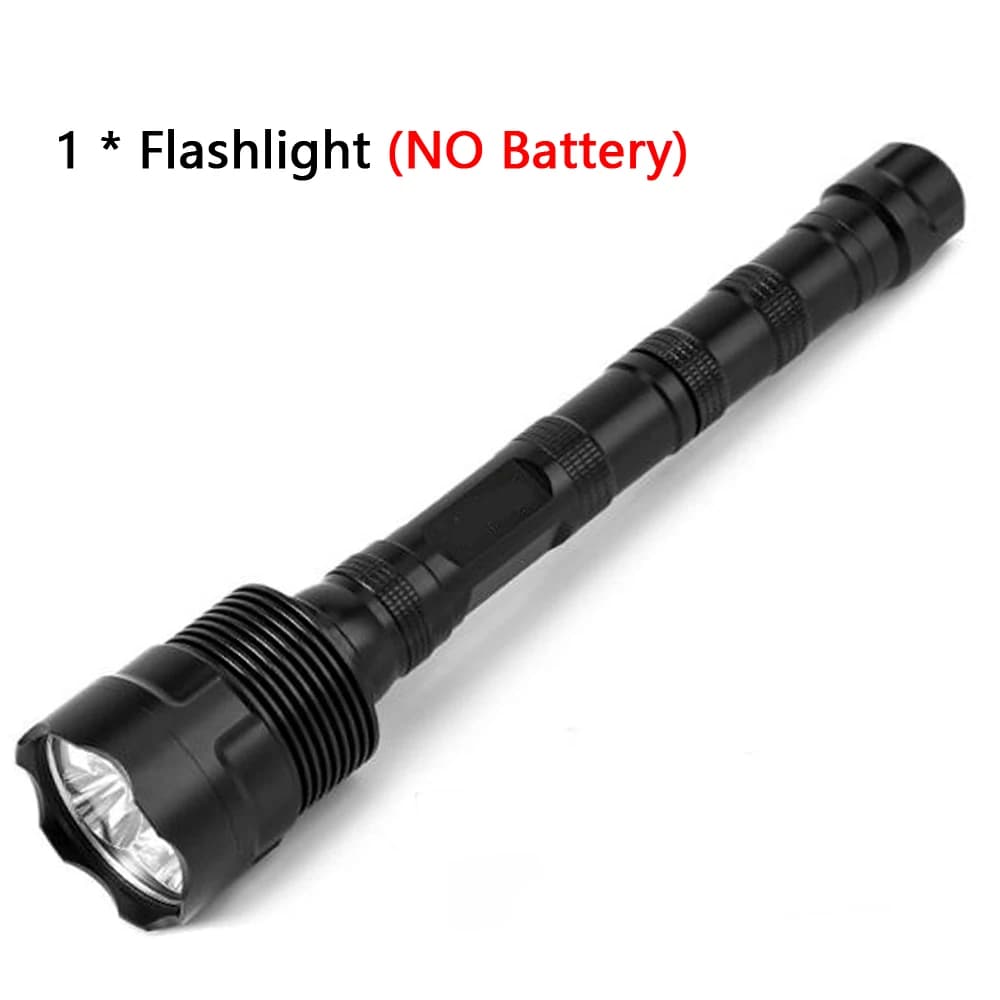 6000 Lumens puissant 3T6 lampe de poche de chasse 5 modes tactique lampe de poche LED torche + 18650