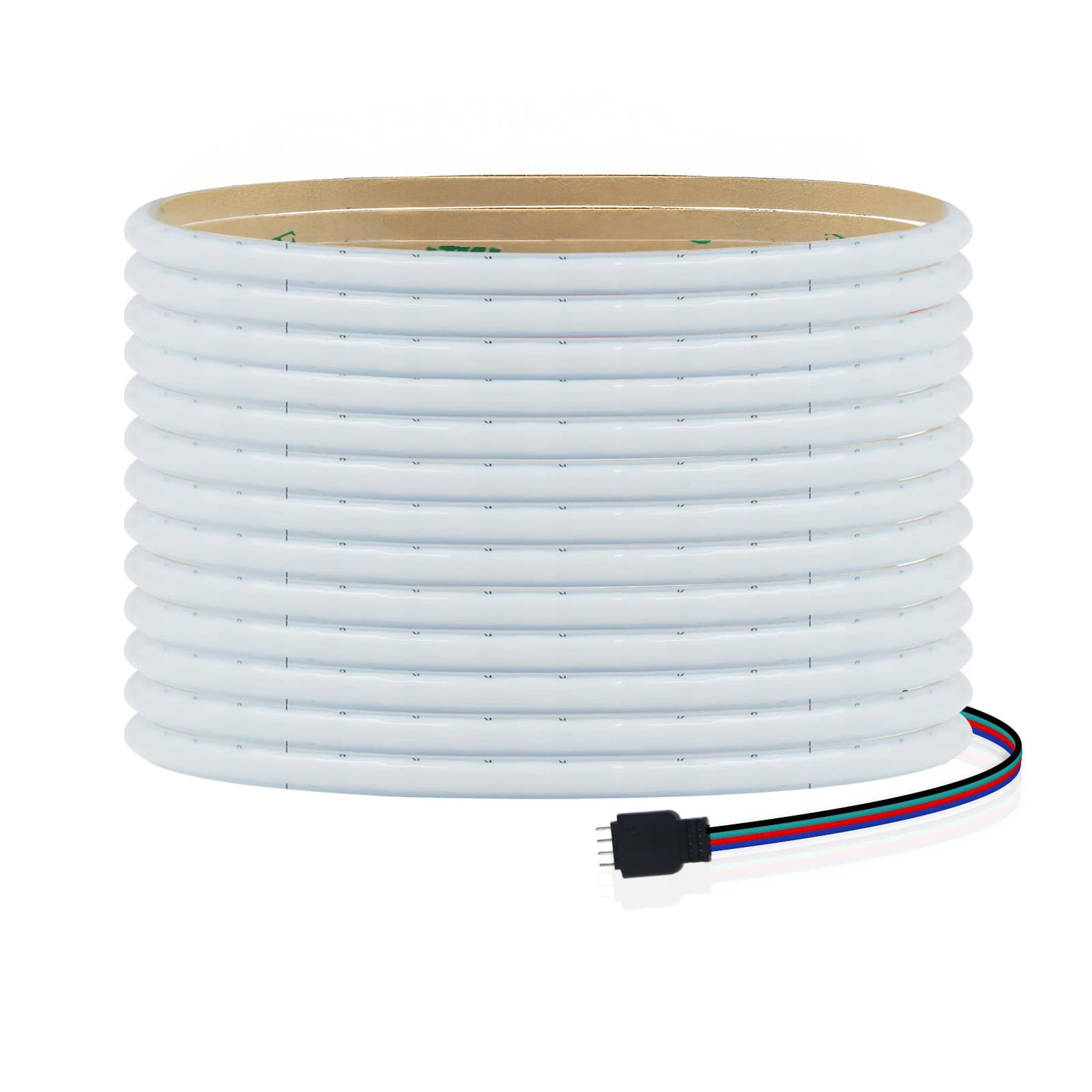 Bande LED COB RGB Ultra fine de 5mm, 1m 2m 3m 4m 5m 12V 24V, bande colorée Flexible haute densité po