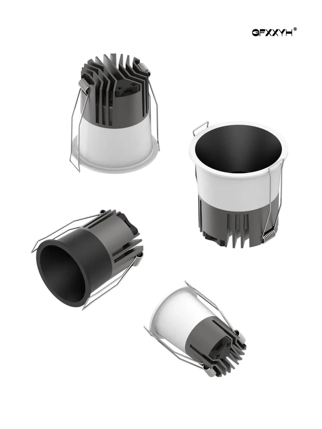 LED encastré spot minimaliste maison 5W 7W 8W 9W 12W 15W 110-220V allée couloir balcon anti-éblouiss