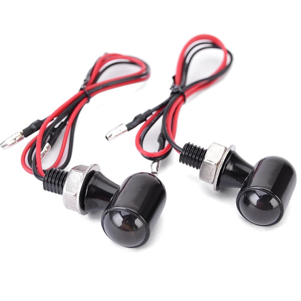 Mini moto LED clignotants clignotants ambre clignotants clignotants pour café Racer bobber mix 12 vo