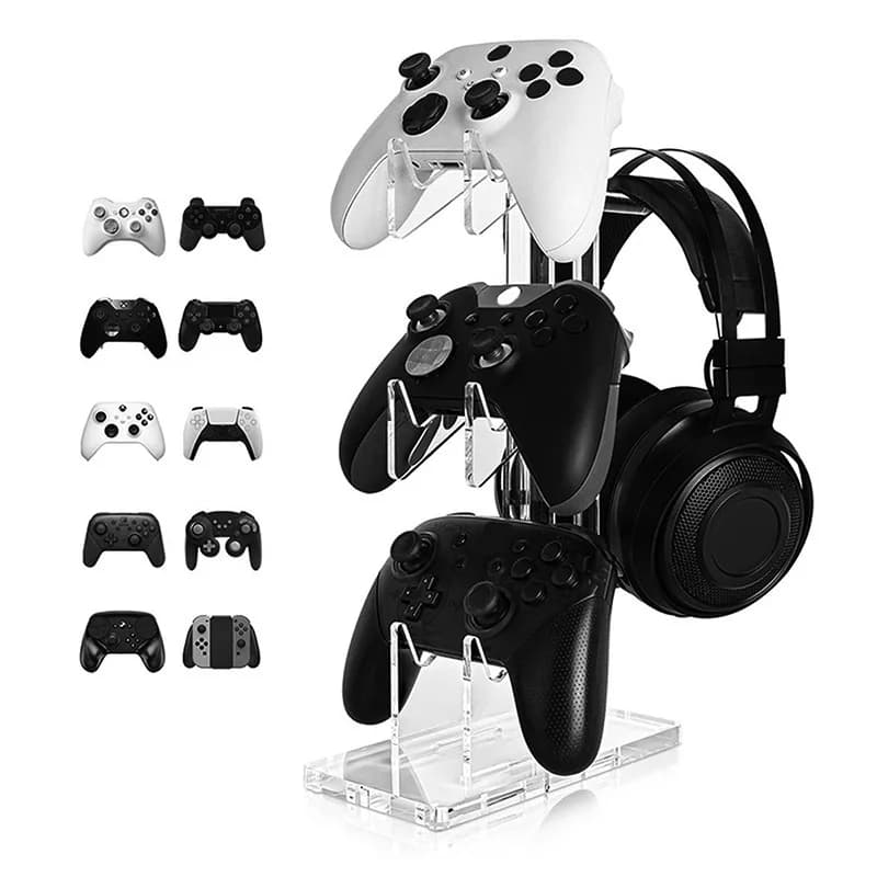 Support de Contrôle pour Manettes PlayStation 5 4 3 2 PS5 PS4 PS3 DualSense DualShock Switch Pro Xbo