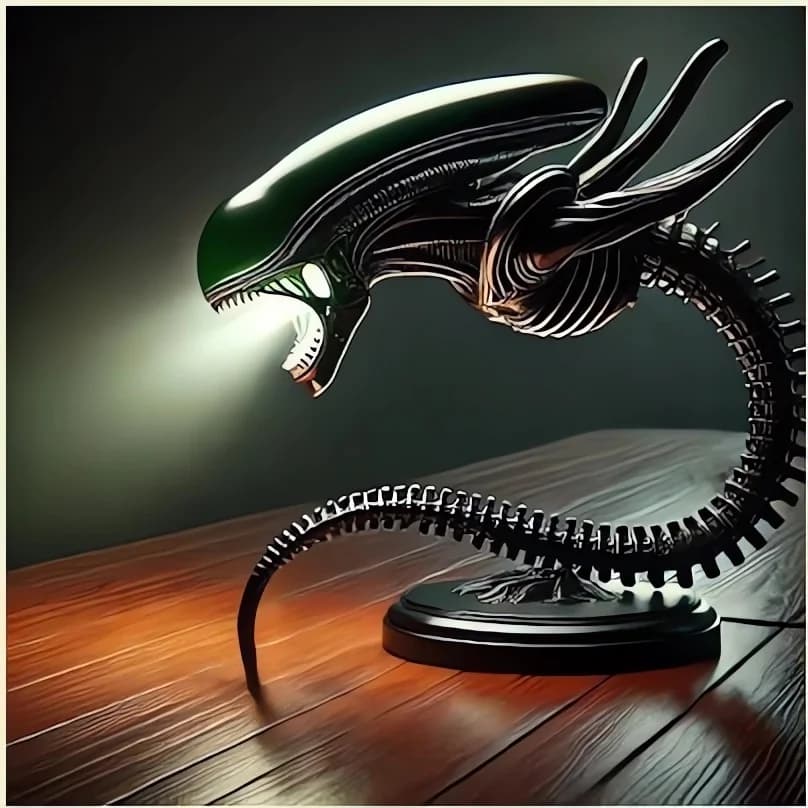 Support de lampe de créature extraterrestre Unique, lampe de décoration de maison de chambre à couch