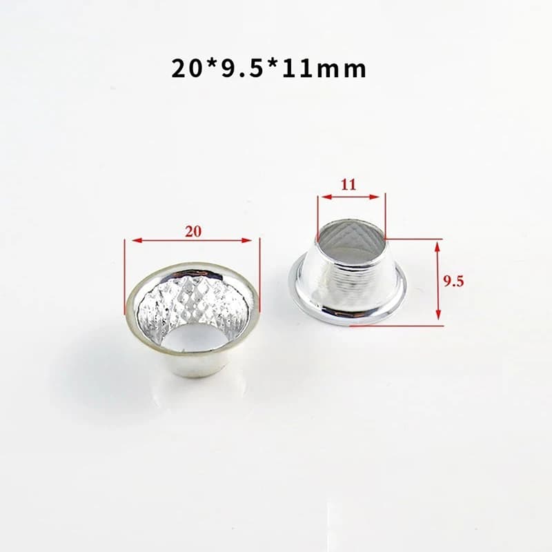 1 pièce 20-126mm 15-120 degrés abat-jour bol réfléchissant pour bricolage lumière optique LED réflec