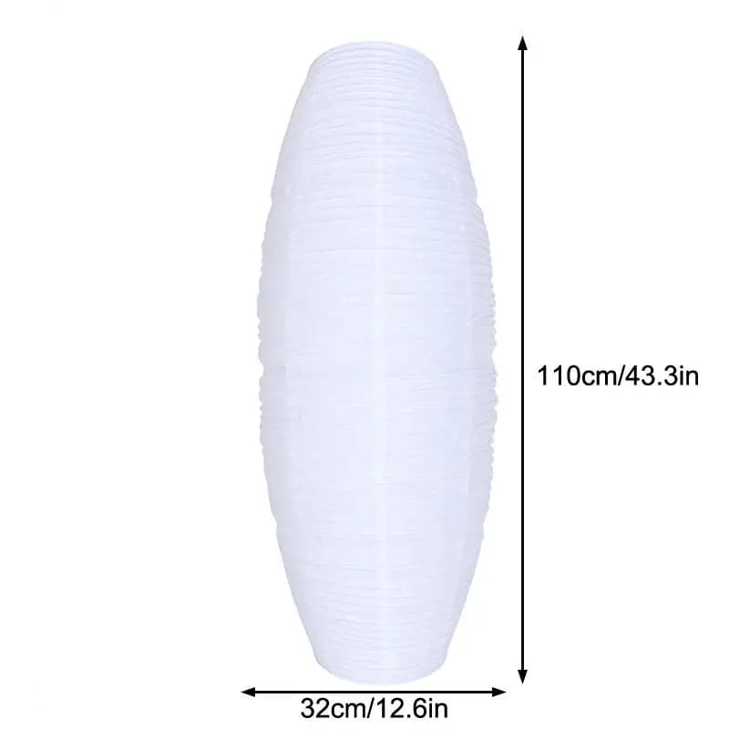Lampe sur pied moderne en papier de riz, lumière douce et chaude, design minimaliste et fin, pour sa