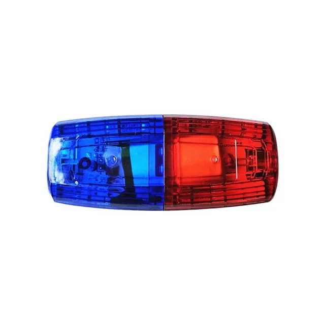 Lumière de Police LED rouge bleu lampe d'épaule attention feux de sécurité d'avertissement d'urgence
