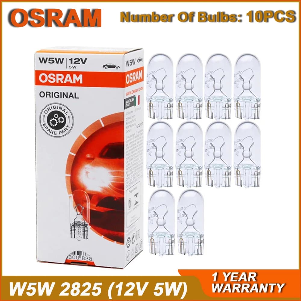 Ampoule OSRAM 6415 T10 d'origine – remplacement W5W/194, halogène 12V 5W pour éclairage de dôme, de 