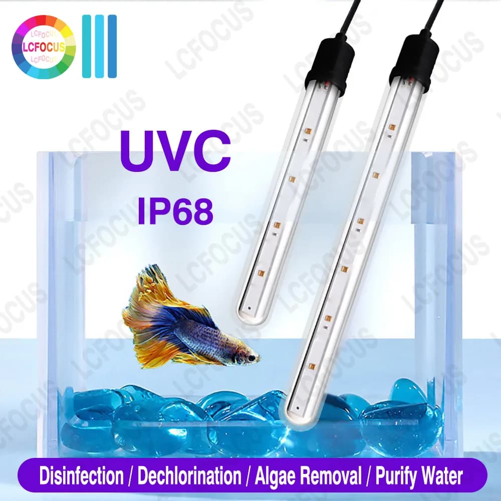 Lampe UV LED T6 4W 6W 8W 10W 270nm 280nm UVC IP68 ampoule étanche 12V 24V pour la stérilisation de l