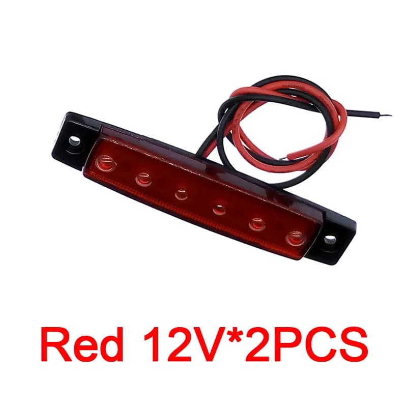 Voyant lumineux LED pour voitures, camions, remorques, feux de dégagement, remorque, bateau, 12V, 24